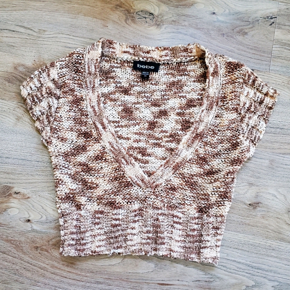 BEBE CROPPED SWEATER - Picture 2 of 6